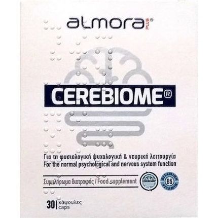Plus Cerebiome 30 капсул - пробиотическая пищевая добавка Almora
Plus Cerebiome 30 капсул - пробиотическая пищевая добавка Almora