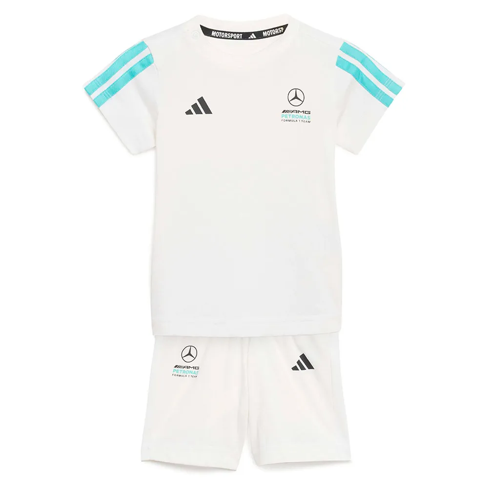 Комплект adidas Mercedes-AMG Petronas F1 Team DNA Jogger Short Sleeve, белый
Комплект adidas Mercedes-AMG Petronas F1 Team DNA Jogger Short Sleeve, белый