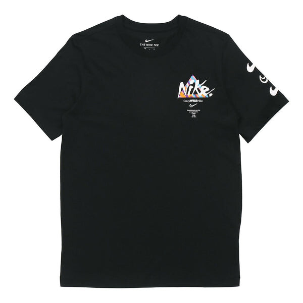 Футболка sportswear print casual sports short sleeve black Nike, черный
Футболка sportswear print casual sports short sleeve black Nike, черный