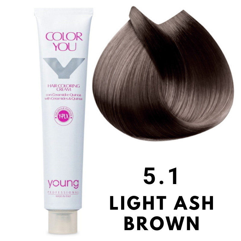 Young Color You Краска для волос с плексом, керамидами и киноа 5.1 100 мл
Young Color You Краска для волос с плексом, керамидами и киноа 5.1 100 мл