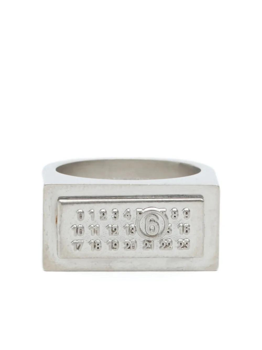 Кольцо с гравировкой Mm6 Maison Margiela, серебристый
Кольцо с гравировкой Mm6 Maison Margiela, серебристый