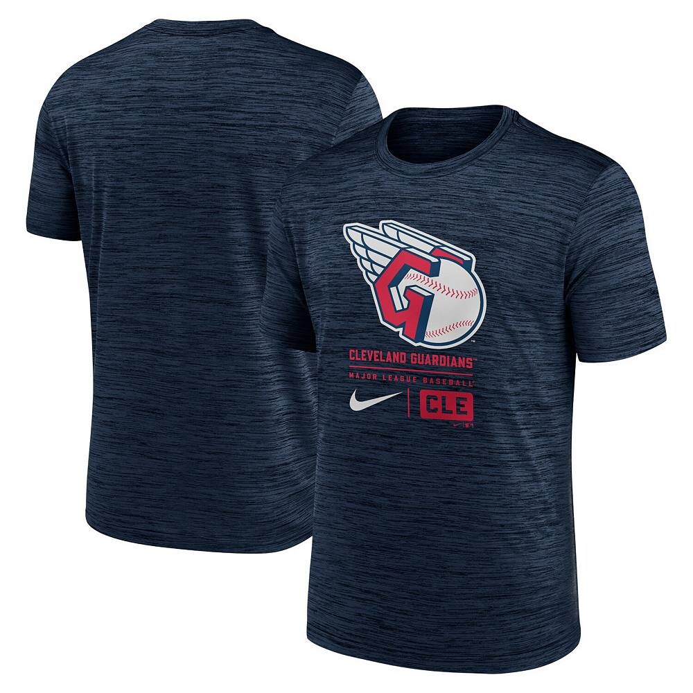 Мужская темно-синяя футболка с большим логотипом Nike Cleveland Guardians Velocity, цвет Grd Navy
Мужская темно-синяя футболка с большим логотипом Nike Cleveland Guardians Velocity, цвет Grd Navy