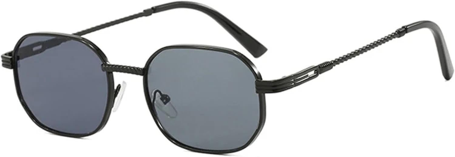 Женские солнцезащитные очки в маленькой металлической оправе с защитой от УФ-излучения UV400 | Мужские очки с градиентными линзами для занятий спортом на открытом воздухе и вождения DSVIGF, Black Gray
Женские солнцезащитные очки в маленькой металлической оправе с защитой от УФ-излучения UV400 | Мужские очки с градиентными линзами для занятий спортом на открытом воздухе и вождения DSVIGF, Black Gray