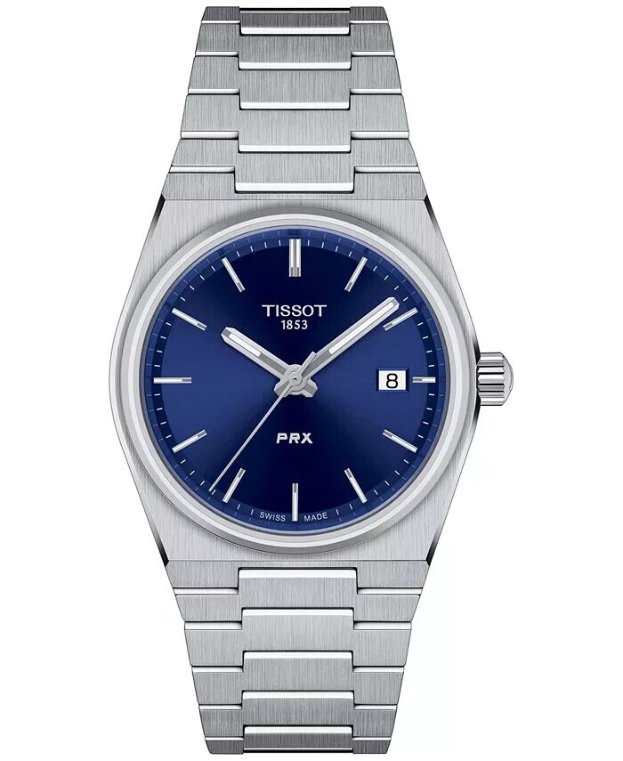 Часы-унисекс PRX с серебристым браслетом из нержавеющей стали, 35 мм Tissot
Часы-унисекс PRX с серебристым браслетом из нержавеющей стали, 35 мм Tissot