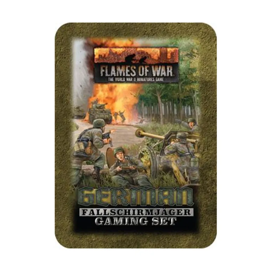 Немецкий игровой набор Fallchirmjager, Flames of War - WWII - Core Rules & Assorted (4th Edition)
Немецкий игровой набор Fallchirmjager, Flames of War - WWII - Core Rules & Assorted (4th Edition)