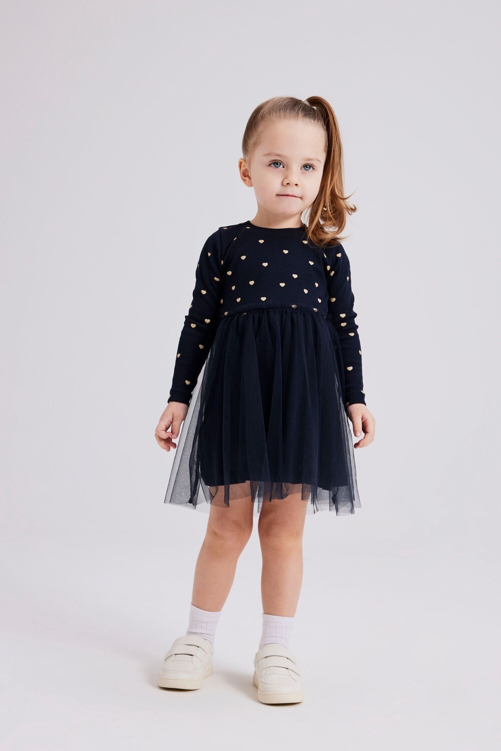 Расклешенное платье из трикотажа и сетки с принтом Name It, синий
Расклешенное платье из трикотажа и сетки с принтом Name It, синий