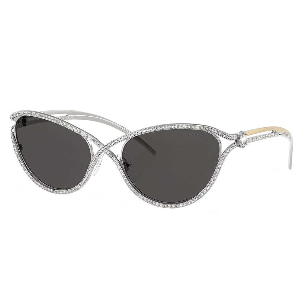 Женские солнцезащитные очки «кошачий глаз» Swarovski SK 7025 400187 58 мм, серебряный
Женские солнцезащитные очки «кошачий глаз» Swarovski SK 7025 400187 58 мм, серебряный