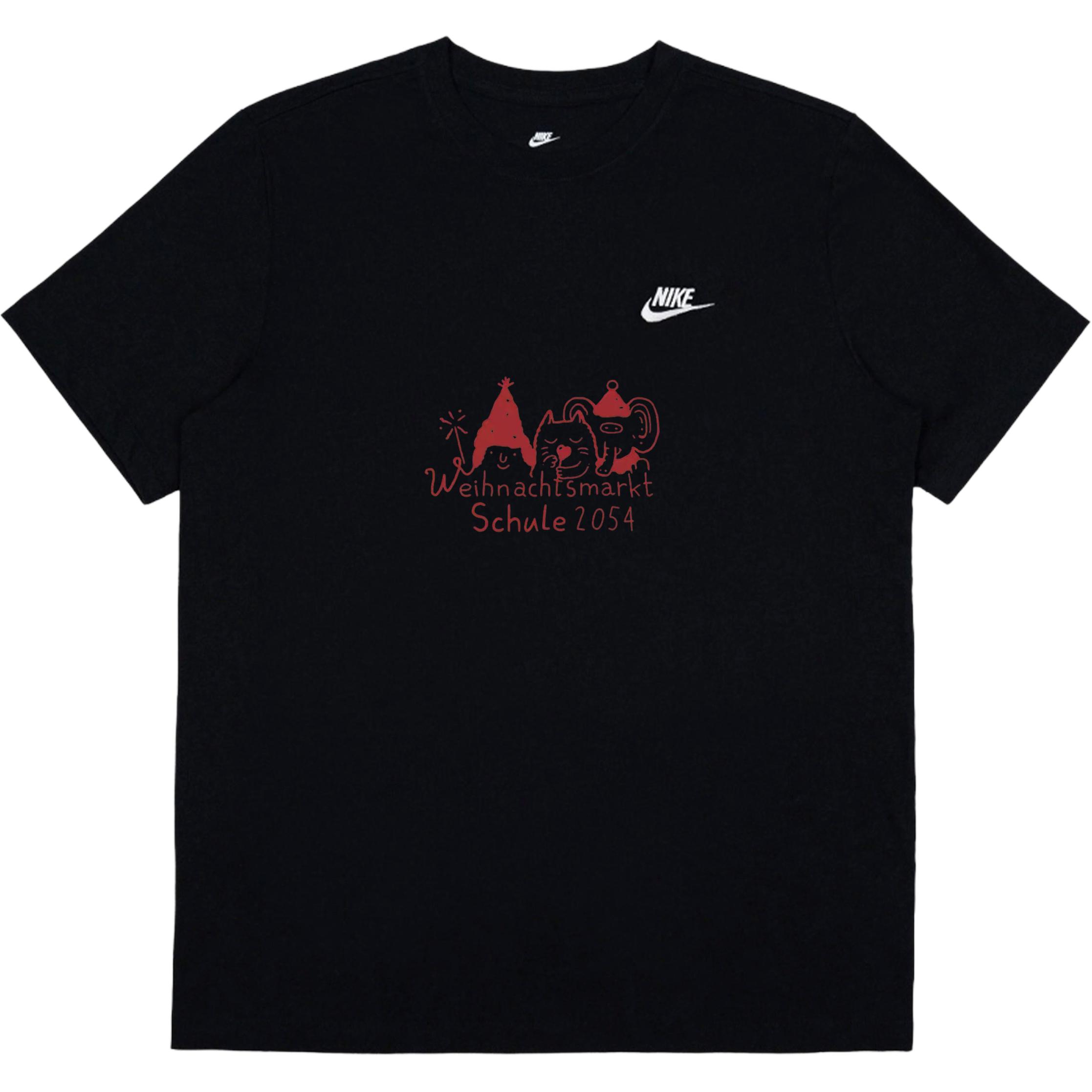 Летняя футболка с коротким рукавом Unisex Nike, черный
Летняя футболка с коротким рукавом Unisex Nike, черный