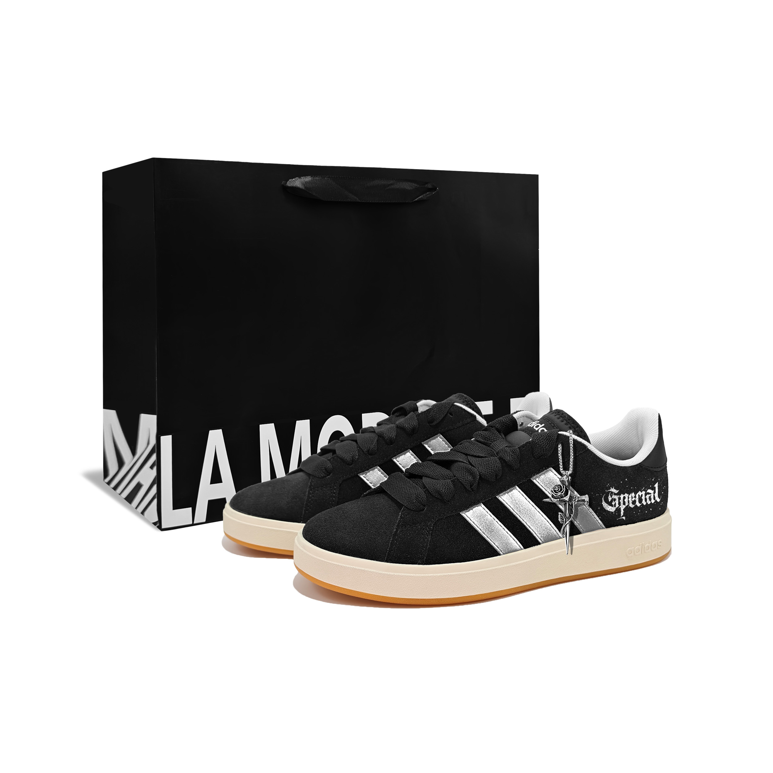 Adidas Grand Court Base 00s Gothic Graffiti 2 Abrasion Resistant Low top Skateboard Shoes Unisex Black White
Adidas Grand Court Base 00s Gothic Graffiti 2 Abrasion Resistant Low top Skateboard Shoes Unisex Black White