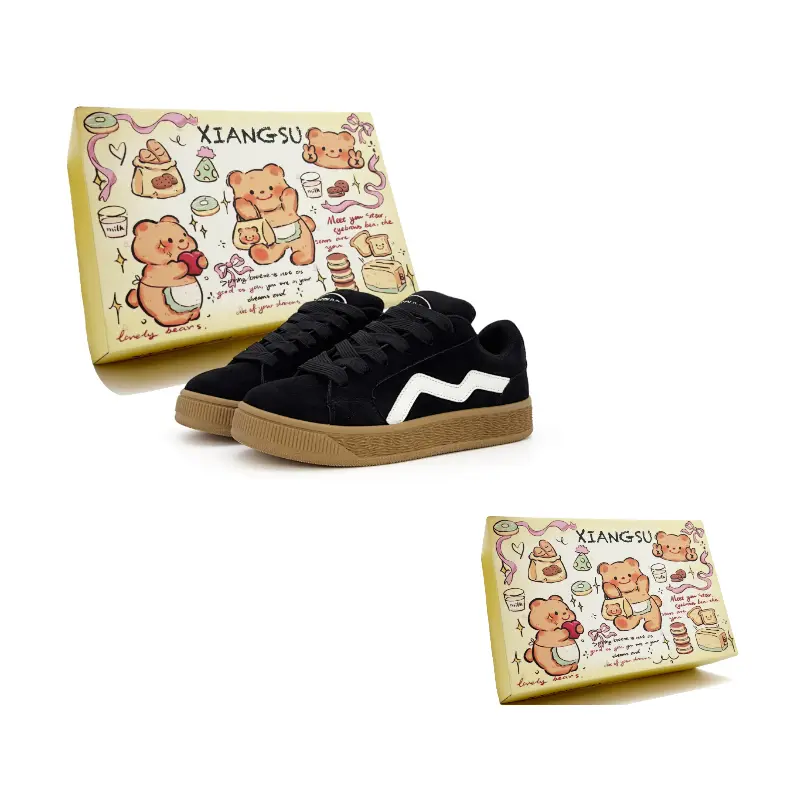 XIANGSU Женские противоскользящие износостойкие низкие скейтерские кроссовки черные (улучшенное качество), цвет Black (High-Quality Upgraded)
XIANGSU Женские противоскользящие износостойкие низкие скейтерские кроссовки черные (улучшенное качество), цвет Black (High-Quality Upgraded)