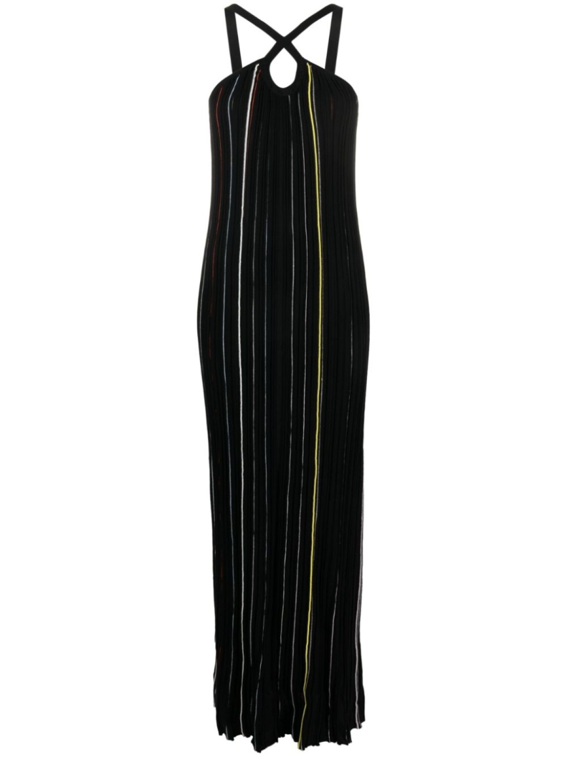 Трикотажное платье макси в полоску Sonia Rykiel, черный
Трикотажное платье макси в полоску Sonia Rykiel, черный