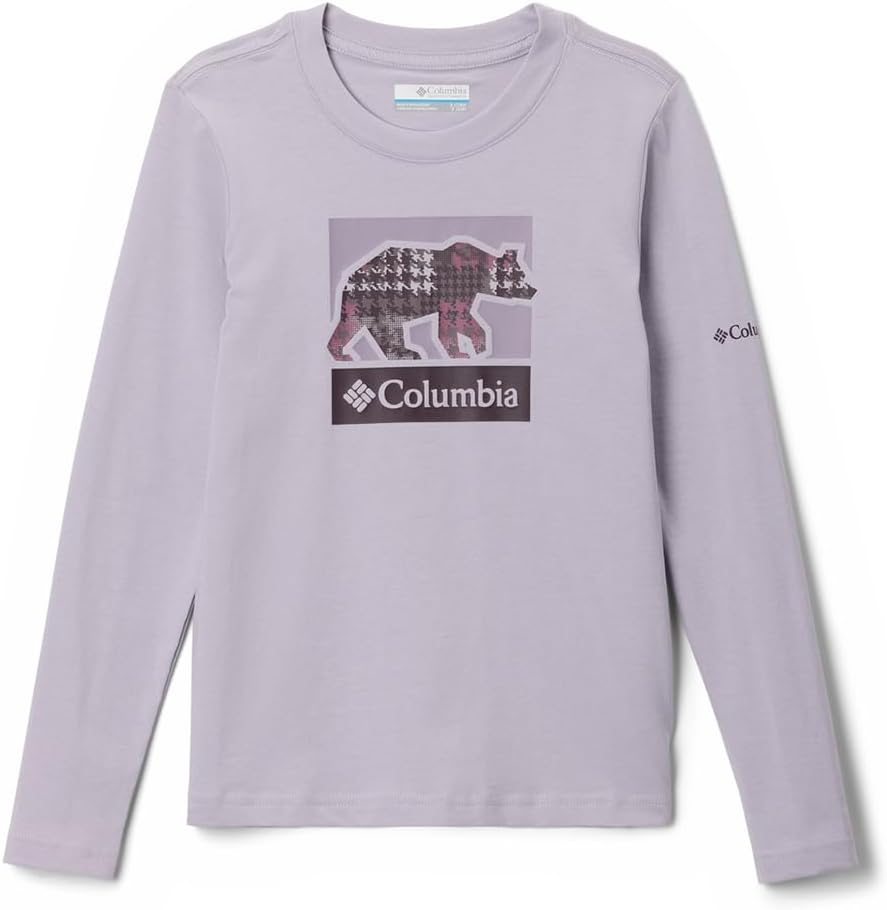 Columbia Boys' Hazeldel Hill футболка с длинным рукавом и принтом, Lavender Pearl/Barely Printed, Белый, Columbia Boys' Hazeldel Hill футболка с длинным рукавом и принтом, Lavender Pearl/Barely Printed
Columbia Boys' Hazeldel Hill футболка с длинным рукавом и принтом, Lavender Pearl/Barely Printed, Белый, Columbia Boys' Hazeldel Hill футболка с длинным рукавом и принтом, Lavender Pearl/Barely Printed