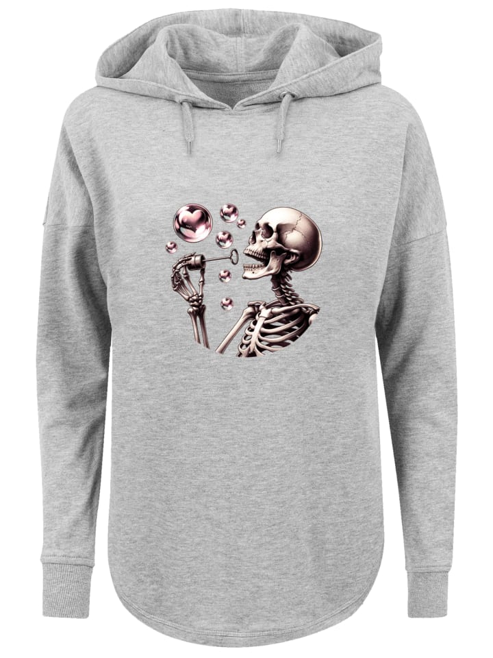 Толстовка большого размера с милым готическим скелетом и мыльными пузырями в сером цвете F4NT4STIC
Толстовка большого размера с милым готическим скелетом и мыльными пузырями в сером цвете F4NT4STIC