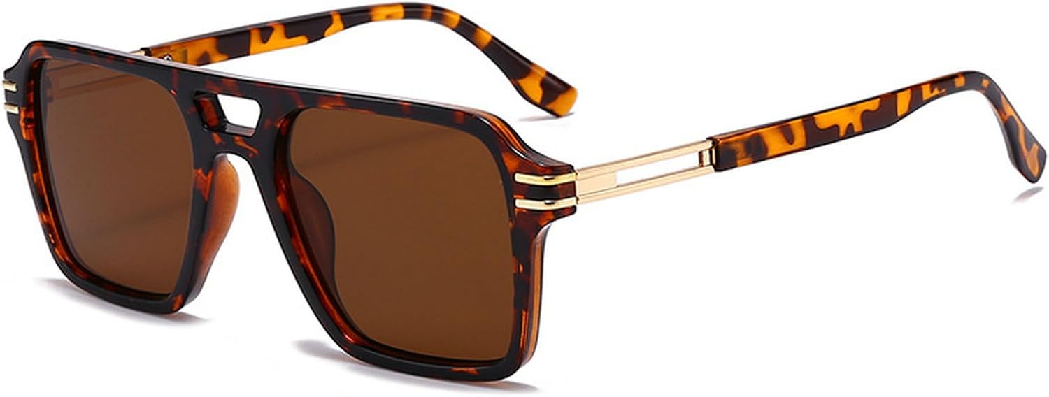 Ретро-солнцезащитные очки-пилот для женщин, винтажные, с двойной перемычкой, металлическая оправа, защита от УФ-излучения, модные мужские квадратные солнцезащитные очки mincl, C2
Ретро-солнцезащитные очки-пилот для женщин, винтажные, с двойной перемычкой, металлическая оправа, защита от УФ-излучения, модные мужские квадратные солнцезащитные очки mincl, C2