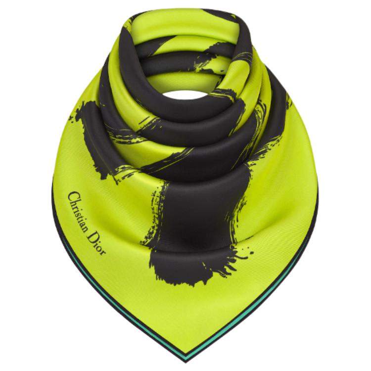 Шелковый вязаный шарф женский желтый DIOR
Шелковый вязаный шарф женский желтый DIOR