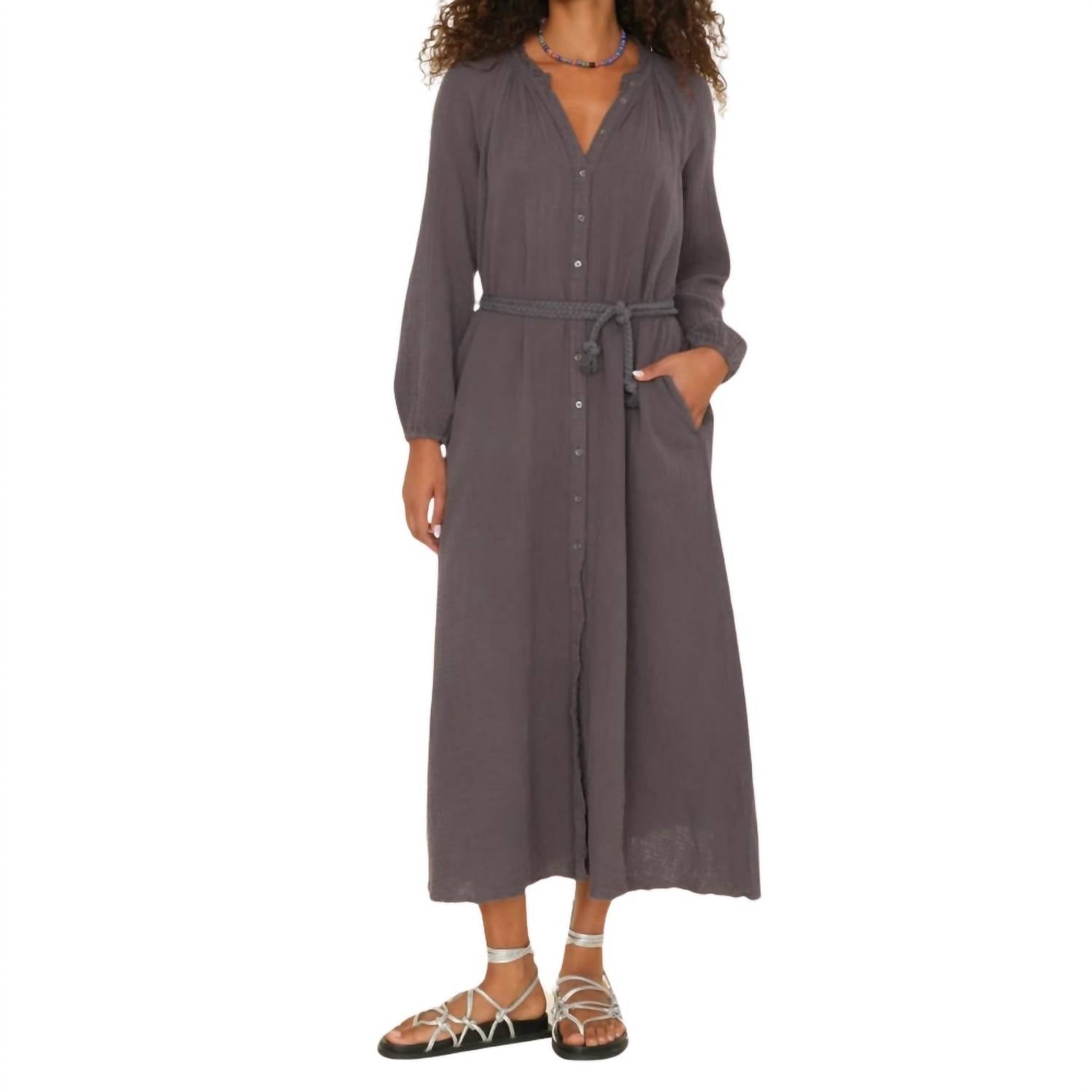 Платье Andrea Midi в цвете антрацит XIRENA, Charcoal 
Платье Andrea Midi в цвете антрацит XIRENA, Charcoal