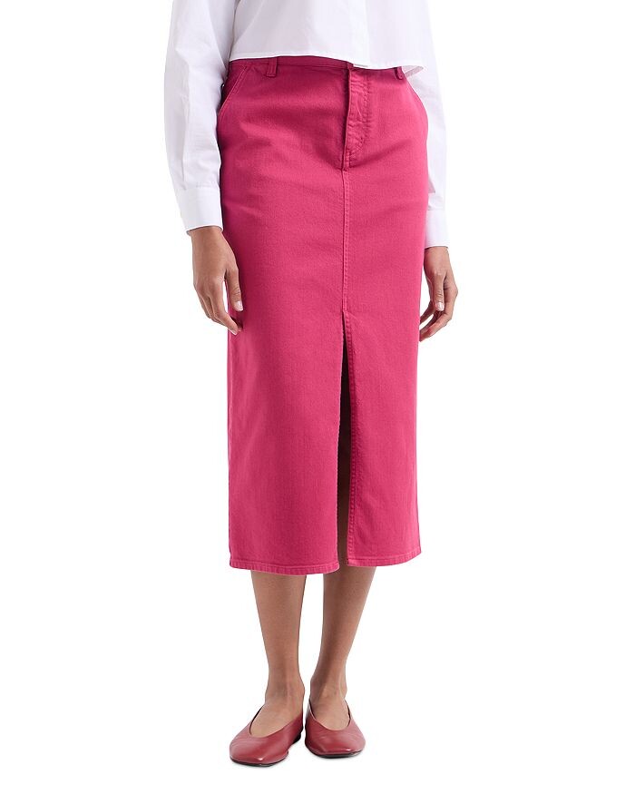 Джинсовая юбка-миди Emporio Armani, розовый
Джинсовая юбка-миди Emporio Armani, розовый