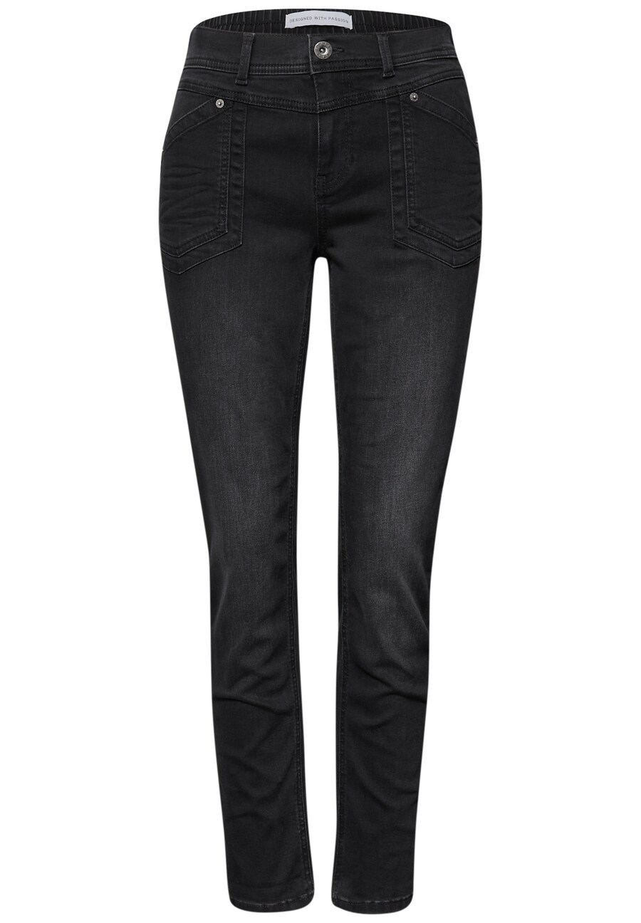 Зауженные джинсы STREET ONE, Black Denim
Зауженные джинсы STREET ONE, Black Denim