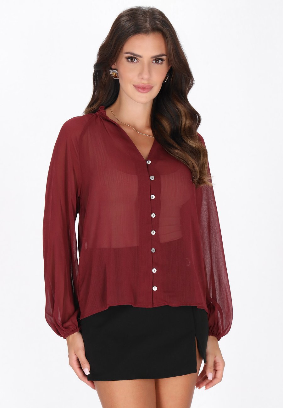 Блуза faina Button-down blouse, Burgundy/Red
Блуза faina Button-down blouse, Burgundy/Red