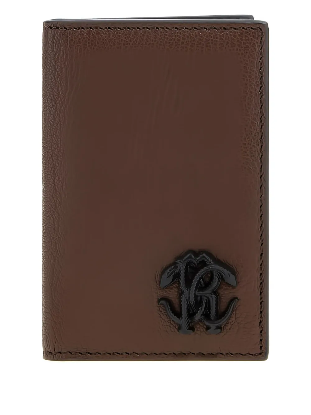 Кожаный кошелек с логотипом Roberto Cavalli, коричневый
Кожаный кошелек с логотипом Roberto Cavalli, коричневый