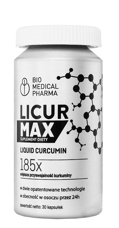 Bio Medical Pharma Licur Max капсулы куркумина, 30 шт.
Bio Medical Pharma Licur Max капсулы куркумина, 30 шт.