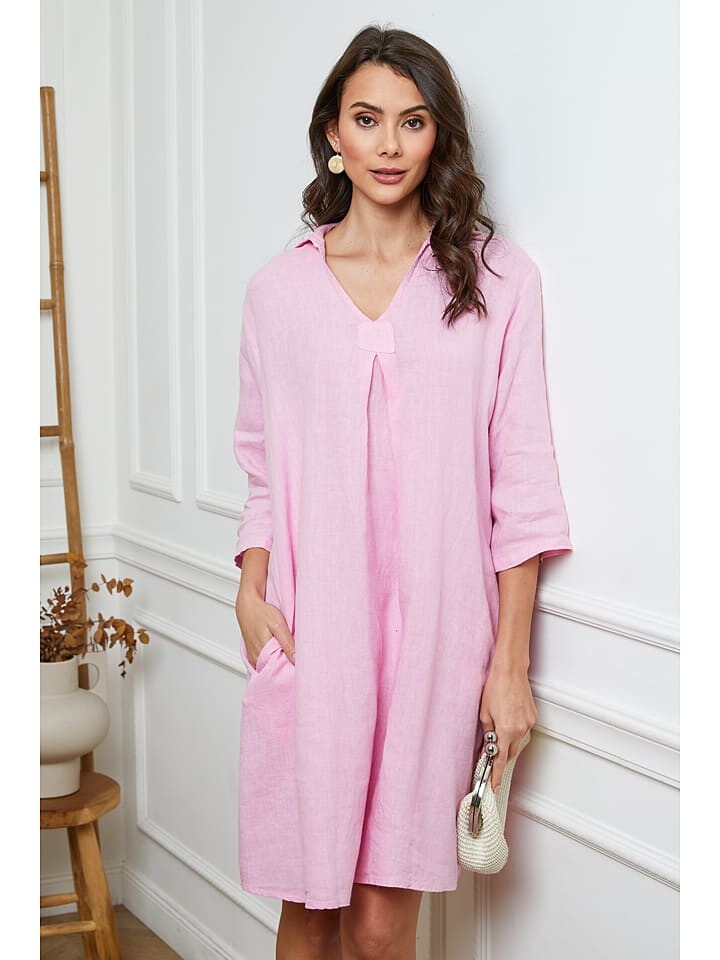 Длинное платье La Compagnie Du Lin Leinen, розовый
Длинное платье La Compagnie Du Lin Leinen, розовый