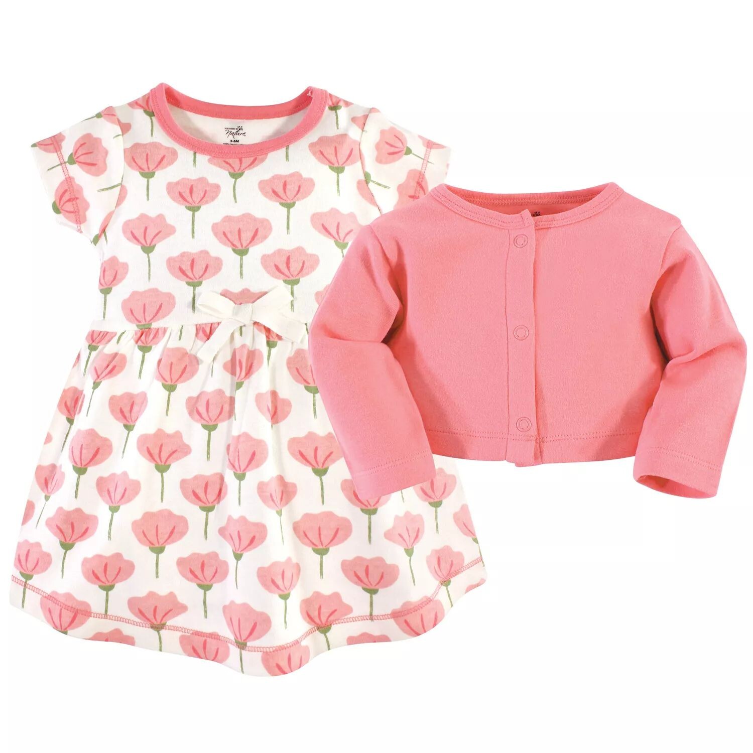 Комплект из 2 предметов: платье и кардиган из органического хлопка для малышей и маленьких девочек Touched by Nature, тюльпан Touched by Nature
Комплект из 2 предметов: платье и кардиган из органического хлопка для малышей и маленьких девочек Touched by Nature, тюльпан Touched by Nature