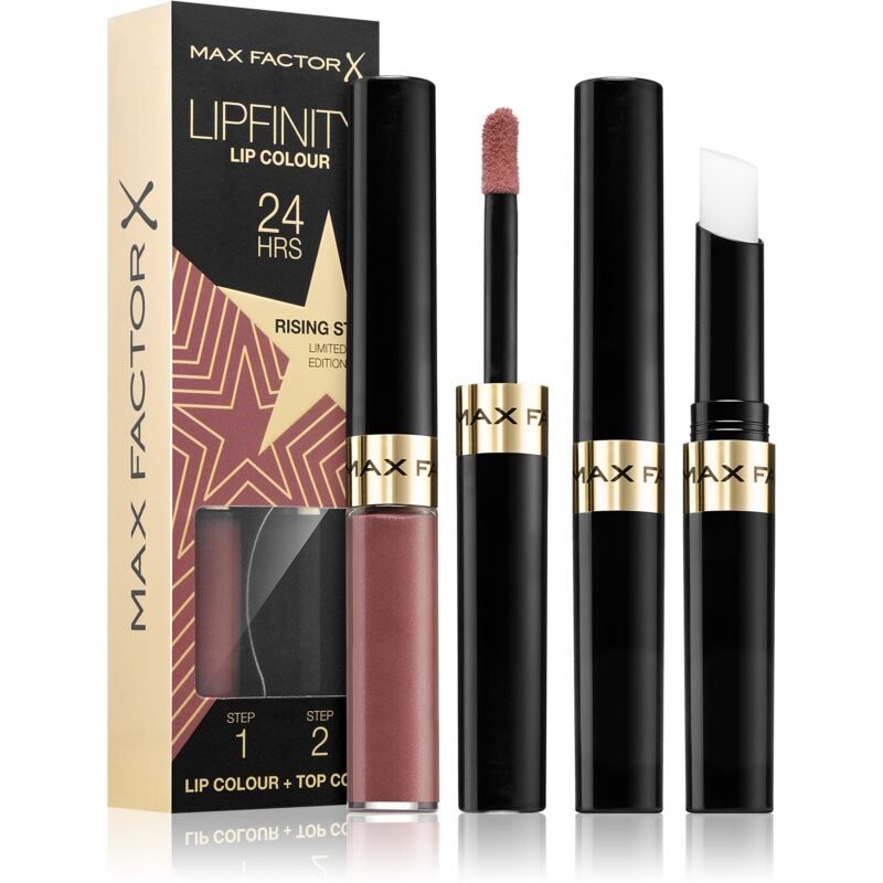 Max Factor, Lipfinity Rising Stars, стойкая жидкая губная помада с бальзамом, оттенок 082 Stardust
Max Factor, Lipfinity Rising Stars, стойкая жидкая губная помада с бальзамом, оттенок 082 Stardust
