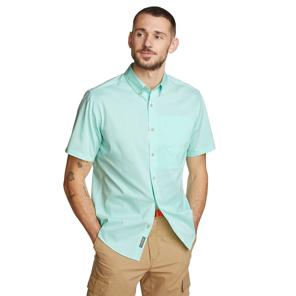Рубашка на пуговицах с короткими рукавами Big & Tall Eddie Bauer Voyager Flex, цвет Opal
Рубашка на пуговицах с короткими рукавами Big & Tall Eddie Bauer Voyager Flex, цвет Opal