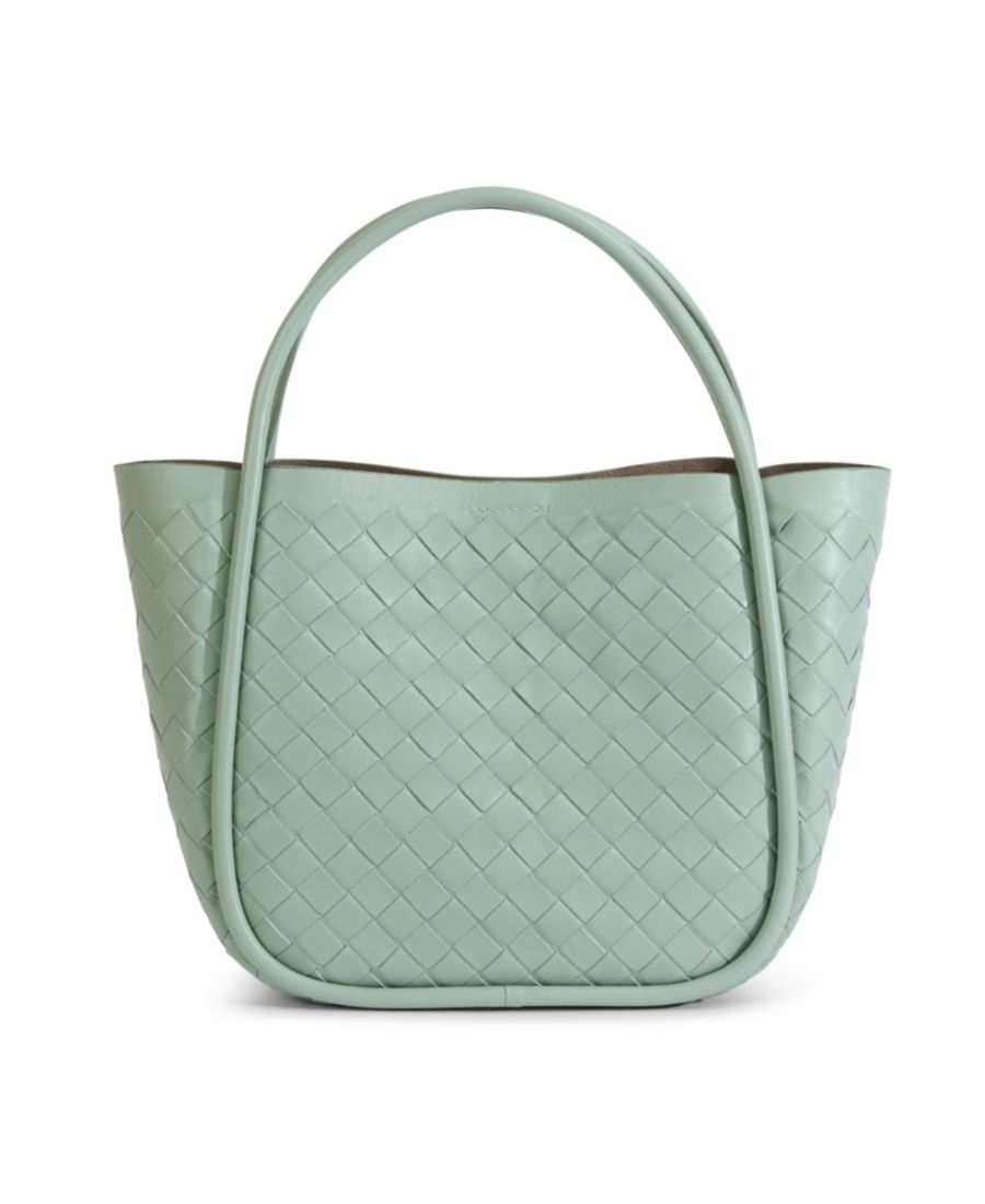 Женская сумка с верхней ручкой из плетеной кожи пастельно-зеленого цвета Furniq UK, Pastel green
Женская сумка с верхней ручкой из плетеной кожи пастельно-зеленого цвета Furniq UK, Pastel green