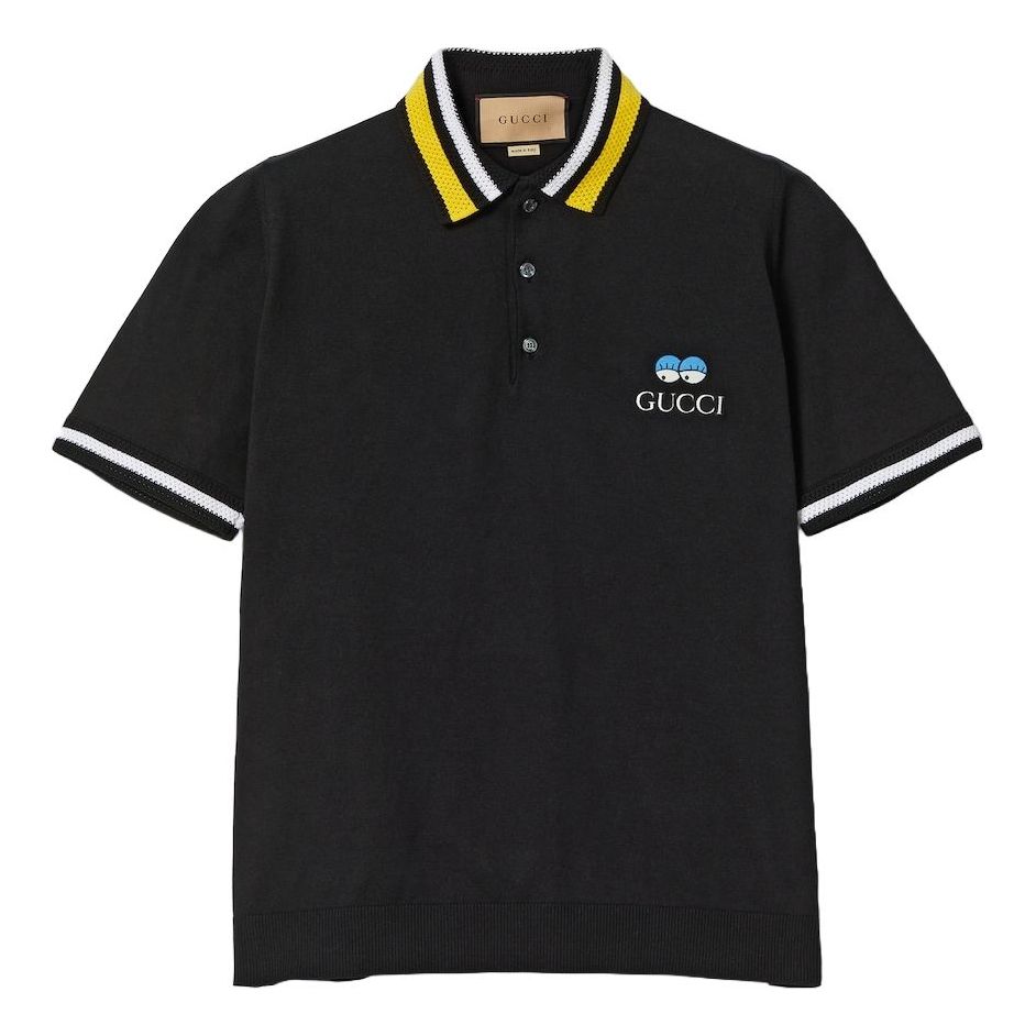 Шерстяная рубашка-поло Gucci с вышивкой, цвет «черный»
Шерстяная рубашка-поло Gucci с вышивкой, цвет «черный»