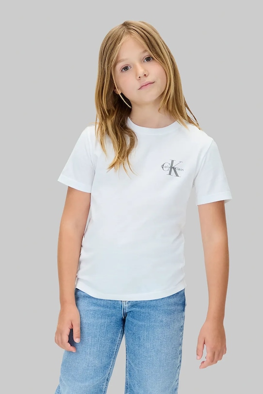 Детская хлопковая футболка Calvin Klein Jeans, белый
Детская хлопковая футболка Calvin Klein Jeans, белый