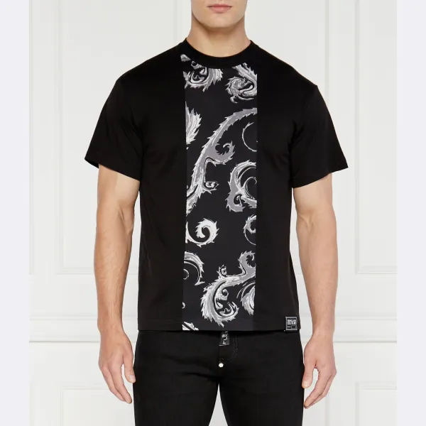 Футболка стандартного кроя Versace, черный
Футболка стандартного кроя Versace, черный