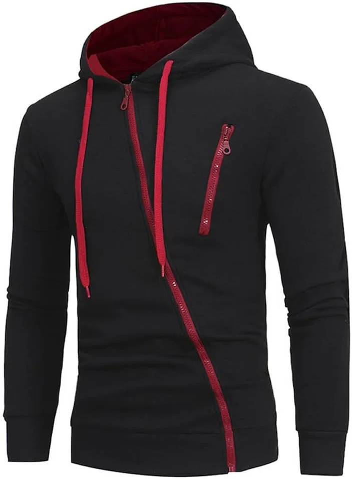 Мужская толстовка с капюшоном и молнией Slim Fit Elegeet
Мужская толстовка с капюшоном и молнией Slim Fit Elegeet
