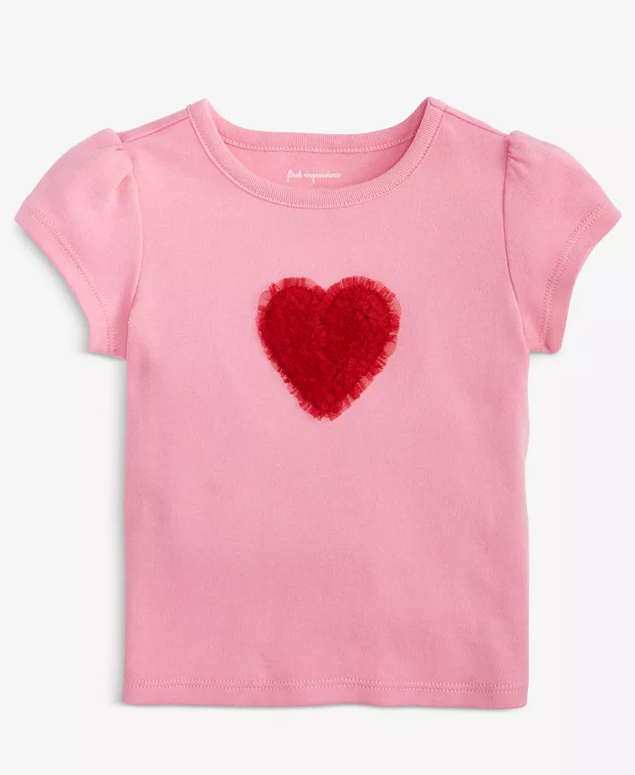 Детская футболка с коротким рукавом и сердечками First Impressions
Детская футболка с коротким рукавом и сердечками First Impressions