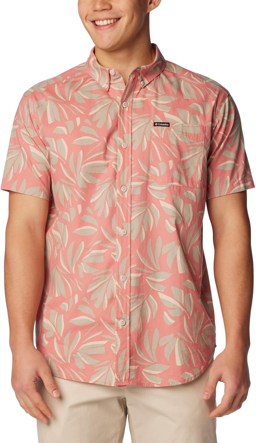 Мужская рубашка Columbia Rapid Rivers с коротким рукавом и принтом, Pink Agave Areca
Мужская рубашка Columbia Rapid Rivers с коротким рукавом и принтом, Pink Agave Areca