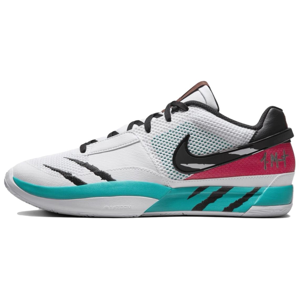 Баскетбольные кроссовки Ja 1 мужские с низким верхом белые/зеленые/черные/красные Nike
Баскетбольные кроссовки Ja 1 мужские с низким верхом белые/зеленые/черные/красные Nike