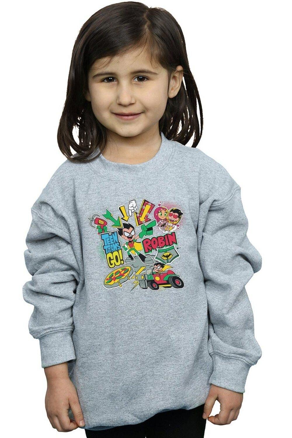 Толстовка Teen Titans Go Robin Montage DC Comics, серый
Толстовка Teen Titans Go Robin Montage DC Comics, серый
