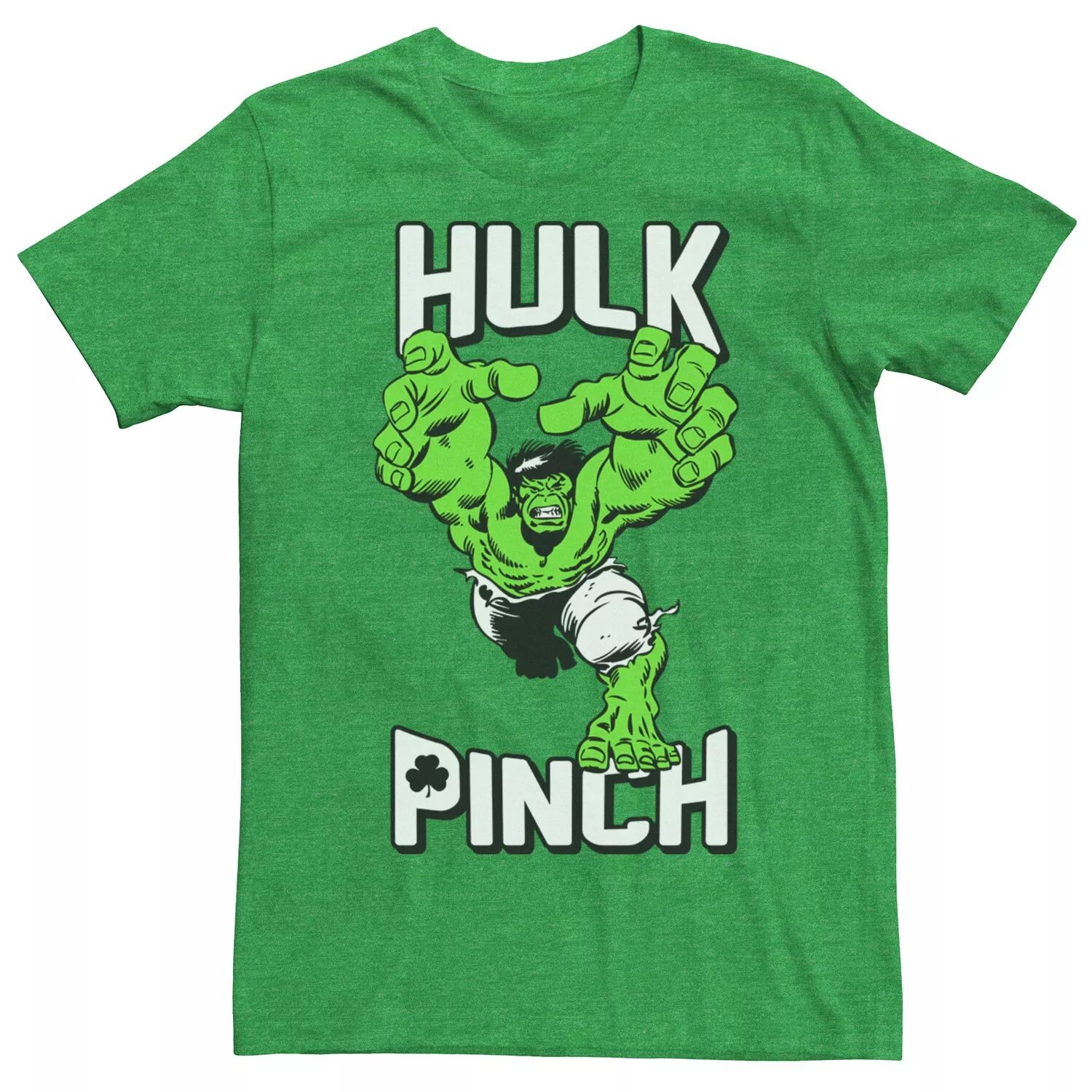 Мужская футболка Marvel Hulk Pinch St. Патрика Licensed Character 
Мужская футболка Marvel Hulk Pinch St. Патрика Licensed Character