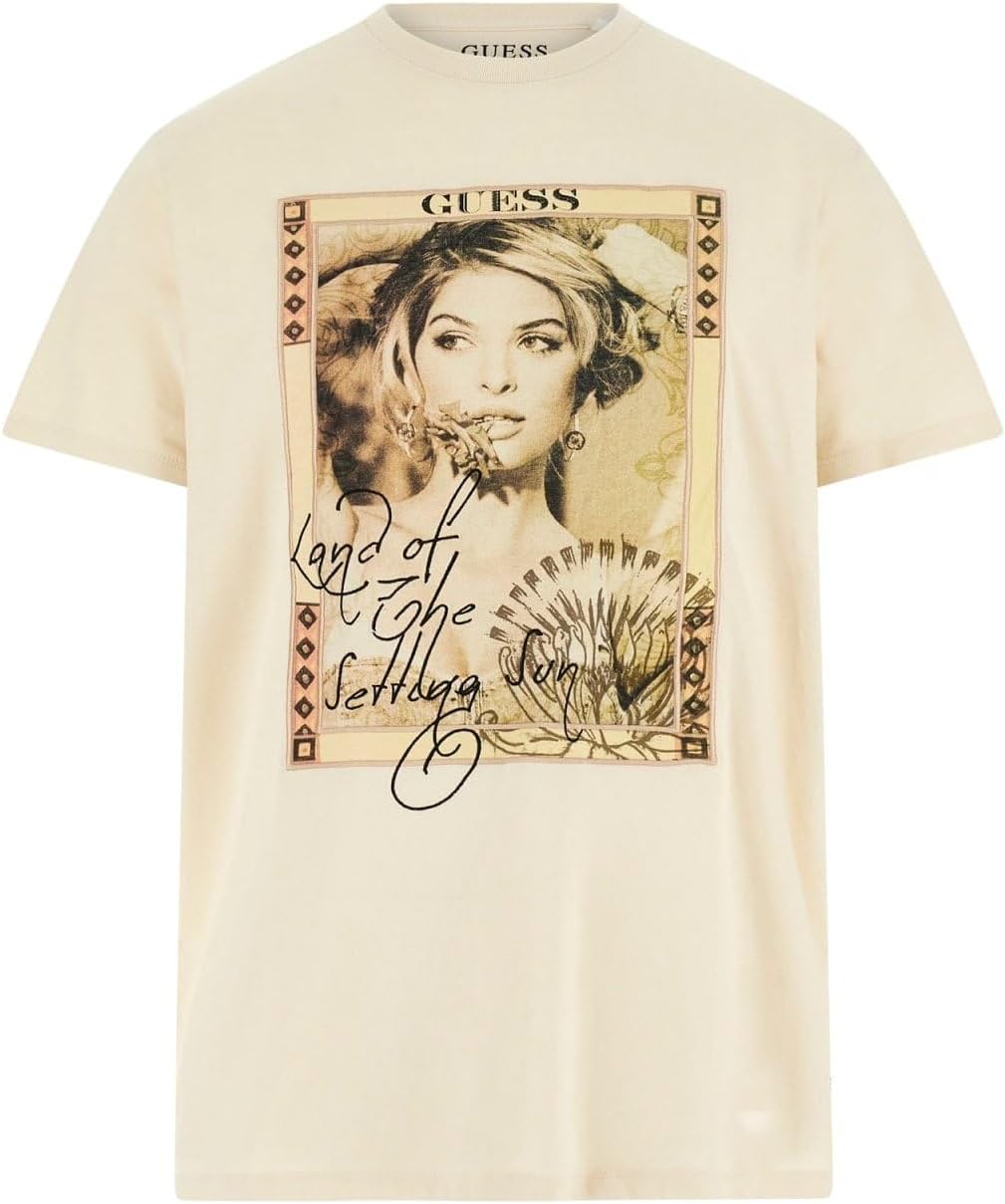 Мужская футболка Guess Eco с коротким рукавом «Девушка с заходящим солнцем», Quicksand Multi, Бежевый, Мужская футболка Guess Eco с коротким рукавом «Девушка с заходящим солнцем», Quicksand Multi
Мужская футболка Guess Eco с коротким рукавом «Девушка с заходящим солнцем», Quicksand Multi, Бежевый, Мужская футболка Guess Eco с коротким рукавом «Девушка с заходящим солнцем», Quicksand Multi