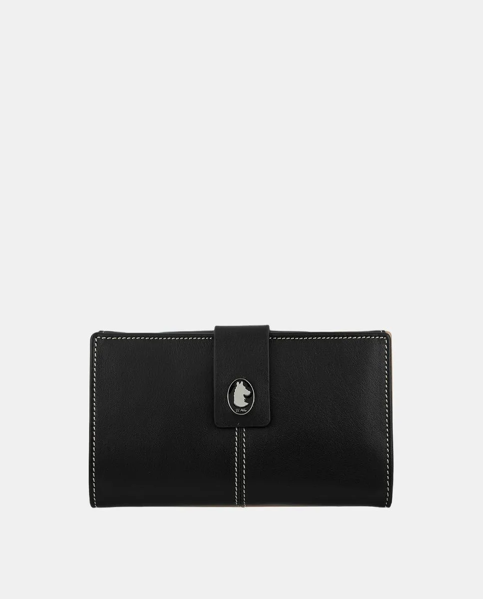 Женский кошелёк из натуральной кожи El Potro, черный
Женский кошелёк из натуральной кожи El Potro, черный