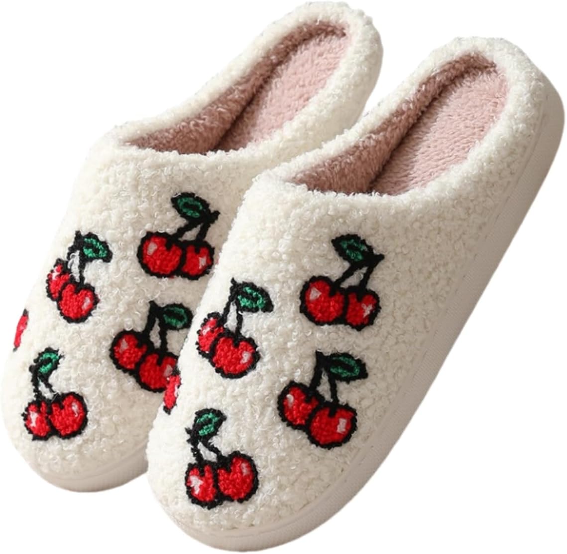 ELIRAR Милые забавные тапочки с фруктовым рисунком - клубника, персик, вишня, мягкие и удобные, для дома, зимние, для женщин и мужчин, Cherry
ELIRAR Милые забавные тапочки с фруктовым рисунком - клубника, персик, вишня, мягкие и удобные, для дома, зимние, для женщин и мужчин, Cherry