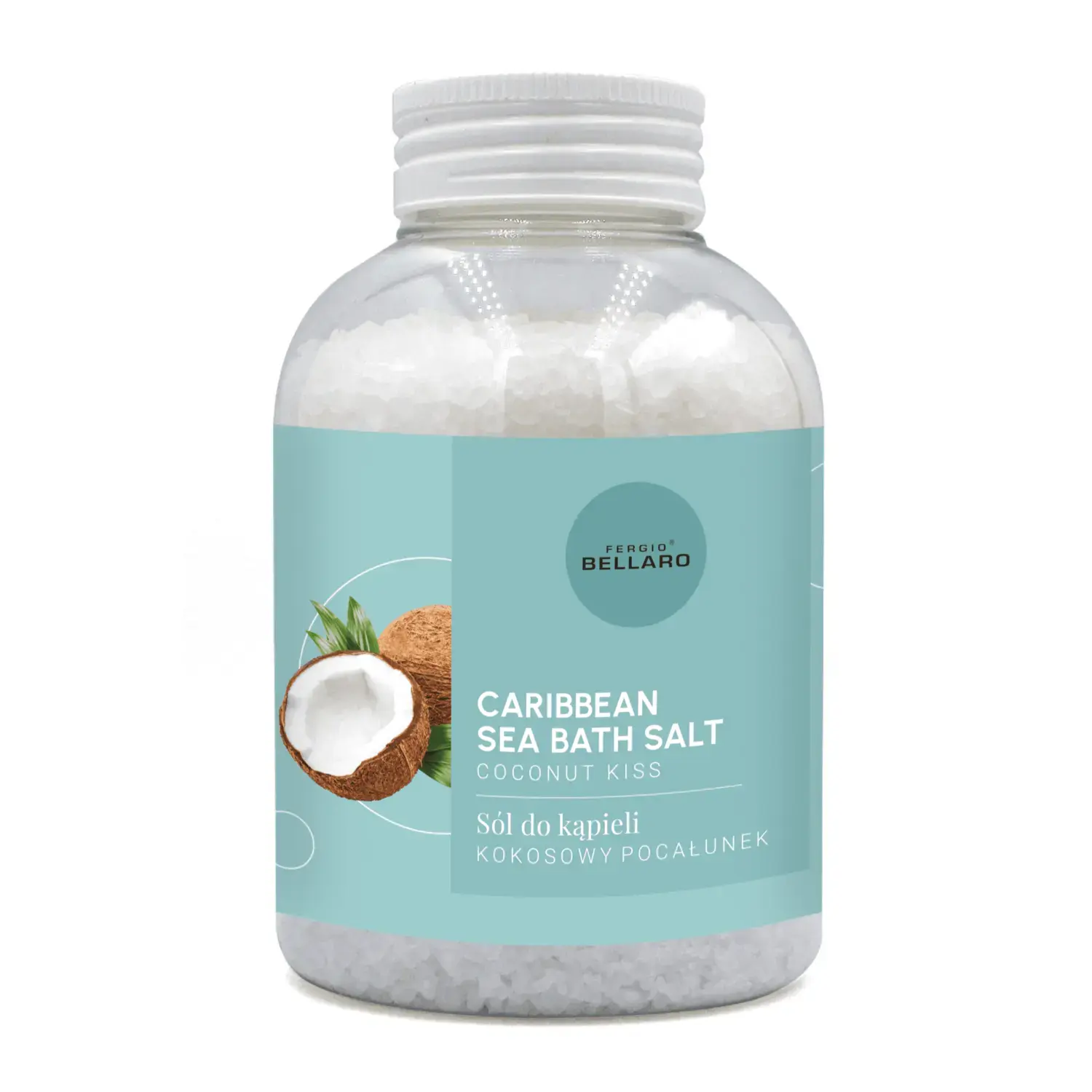Соль для ванн Fergio Bellaro Kokosowy Pocałunek, 600 гр
Соль для ванн Fergio Bellaro Kokosowy Pocałunek, 600 гр