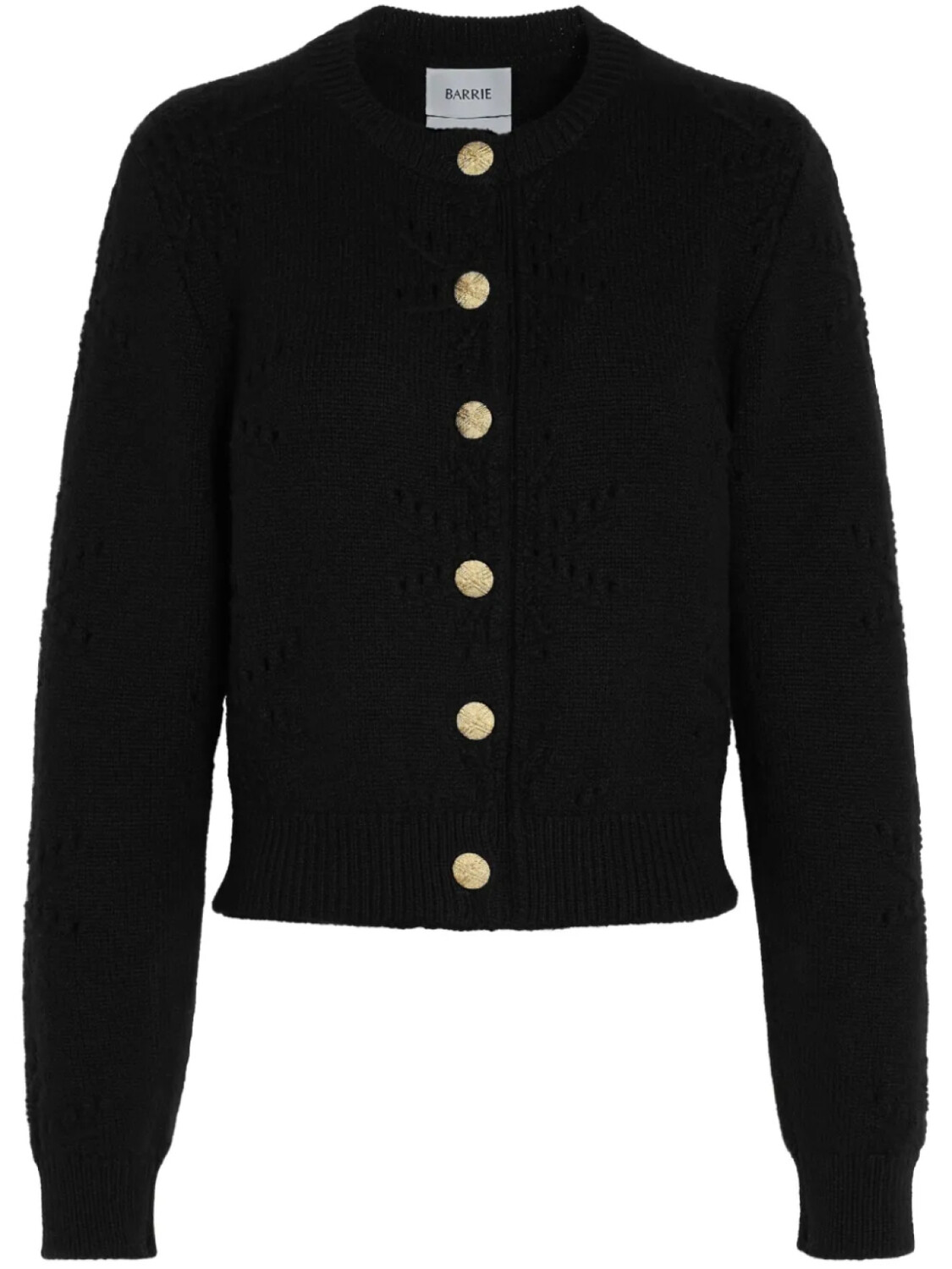 Barrie кардиган с перфорацией, черный
Barrie кардиган с перфорацией, черный