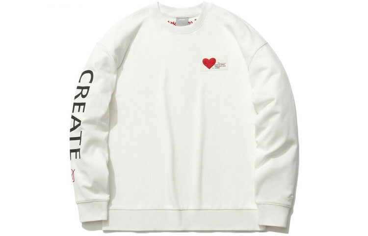 Спортивная модная коллекция Толстовка унисекс белая Lining, белый
Спортивная модная коллекция Толстовка унисекс белая Lining, белый