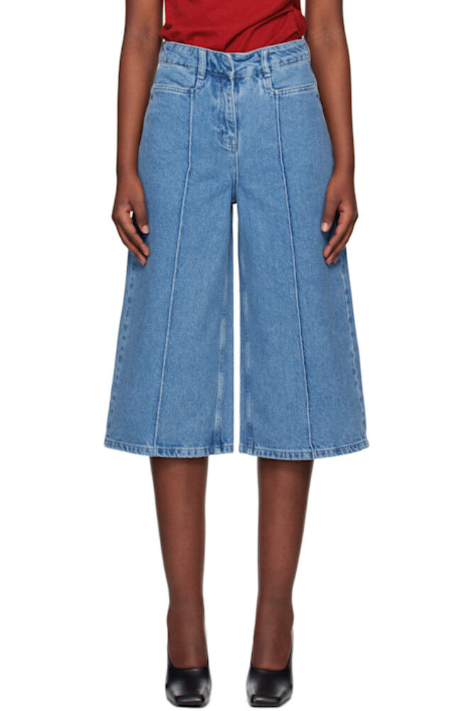 Синие джинсы-кюлоты REMAIN Birger Christensen 
Синие джинсы-кюлоты REMAIN Birger Christensen