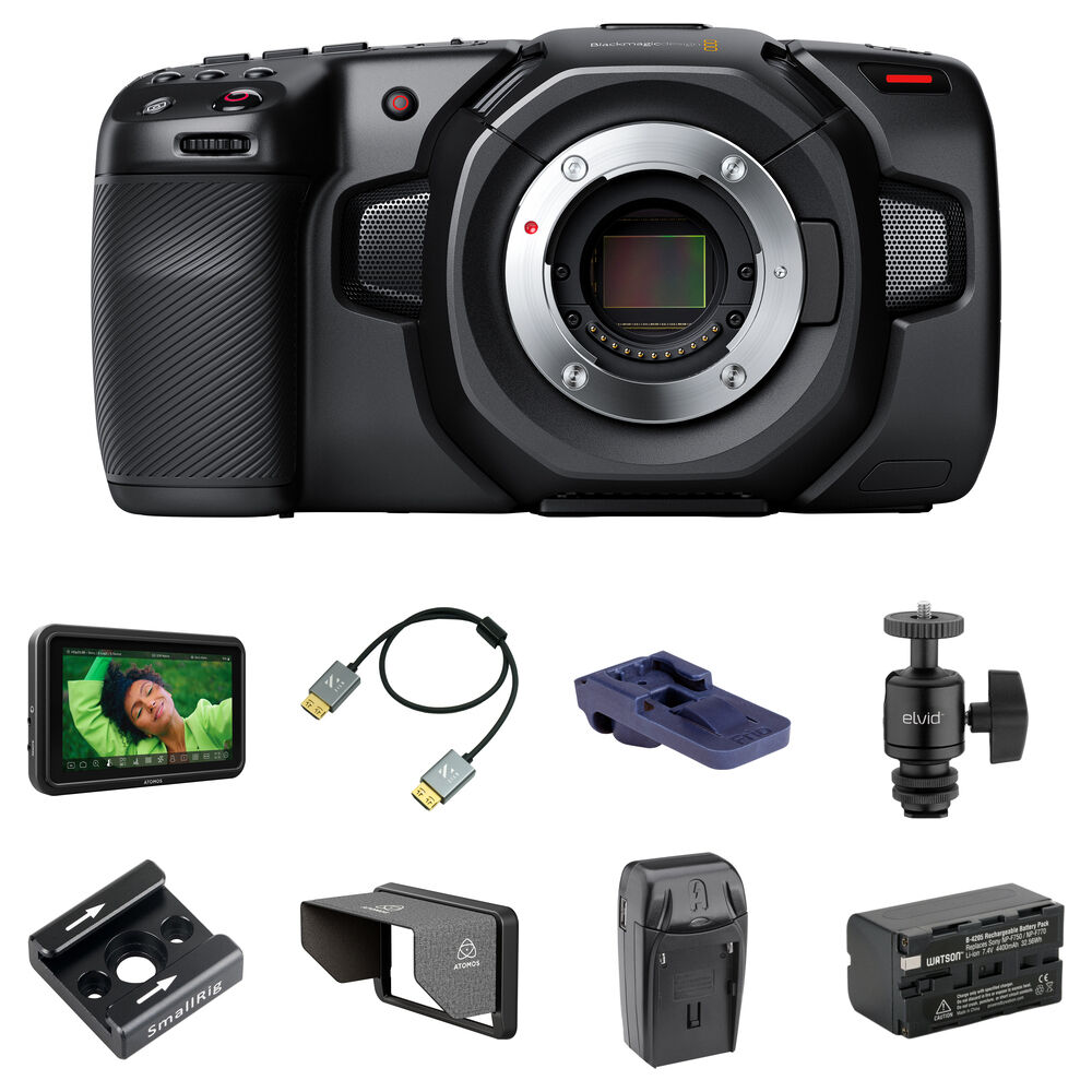 Комплект для мониторинга Blackmagic Design Pocket Cinema Camera 4K/HDMI
Комплект для мониторинга Blackmagic Design Pocket Cinema Camera 4K/HDMI