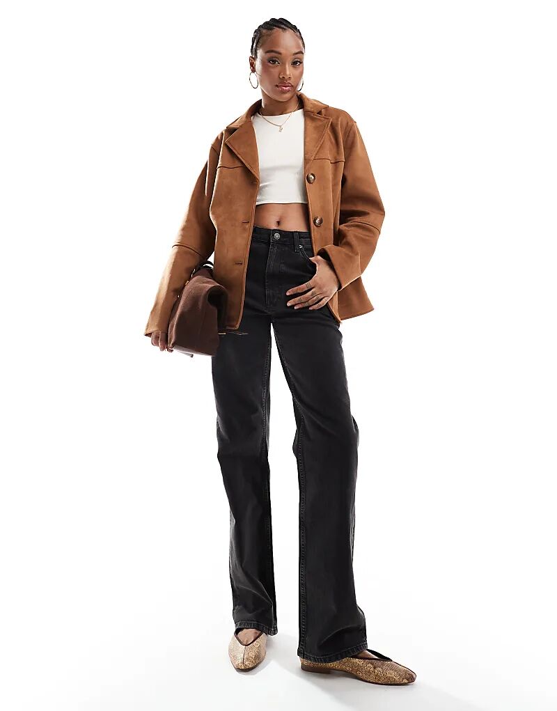 Джинсы прямого кроя ASOS DESIGN Tall с эластичными вставками черного цвета Asos Tall
Джинсы прямого кроя ASOS DESIGN Tall с эластичными вставками черного цвета Asos Tall