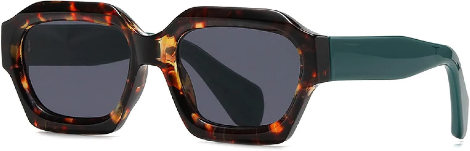 Винтажные солнцезащитные очки неправильной формы для женщин и мужчин, роскошные, модные, в стиле панк, с защитой от УФ-излучения UV400 TYUVIVO, Leopard Black
Винтажные солнцезащитные очки неправильной формы для женщин и мужчин, роскошные, модные, в стиле панк, с защитой от УФ-излучения UV400 TYUVIVO, Leopard Black