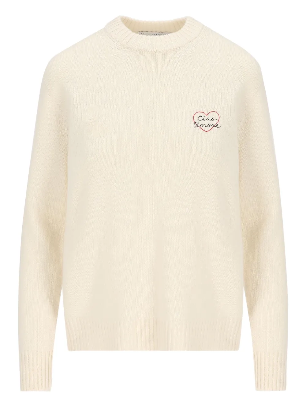 Кашемировый свитер "Ciao Amore" Giada Benincasa, нейтральный
Кашемировый свитер "Ciao Amore" Giada Benincasa, нейтральный